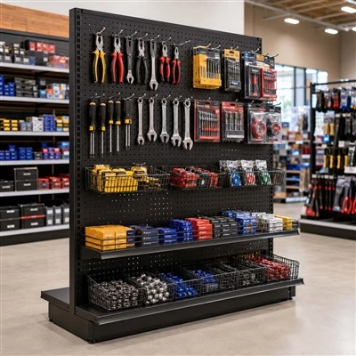 Rafturi de afișare pegboard: de ce sunt populare pentru unelte și accesorii d...